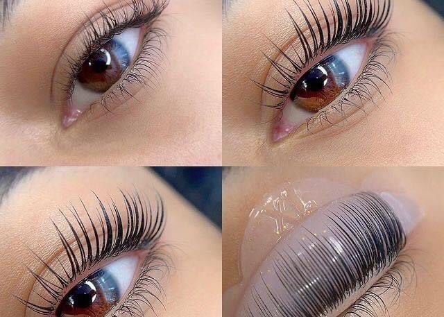 Lash lift and lamination results at Atelier de Lashes in Kigali